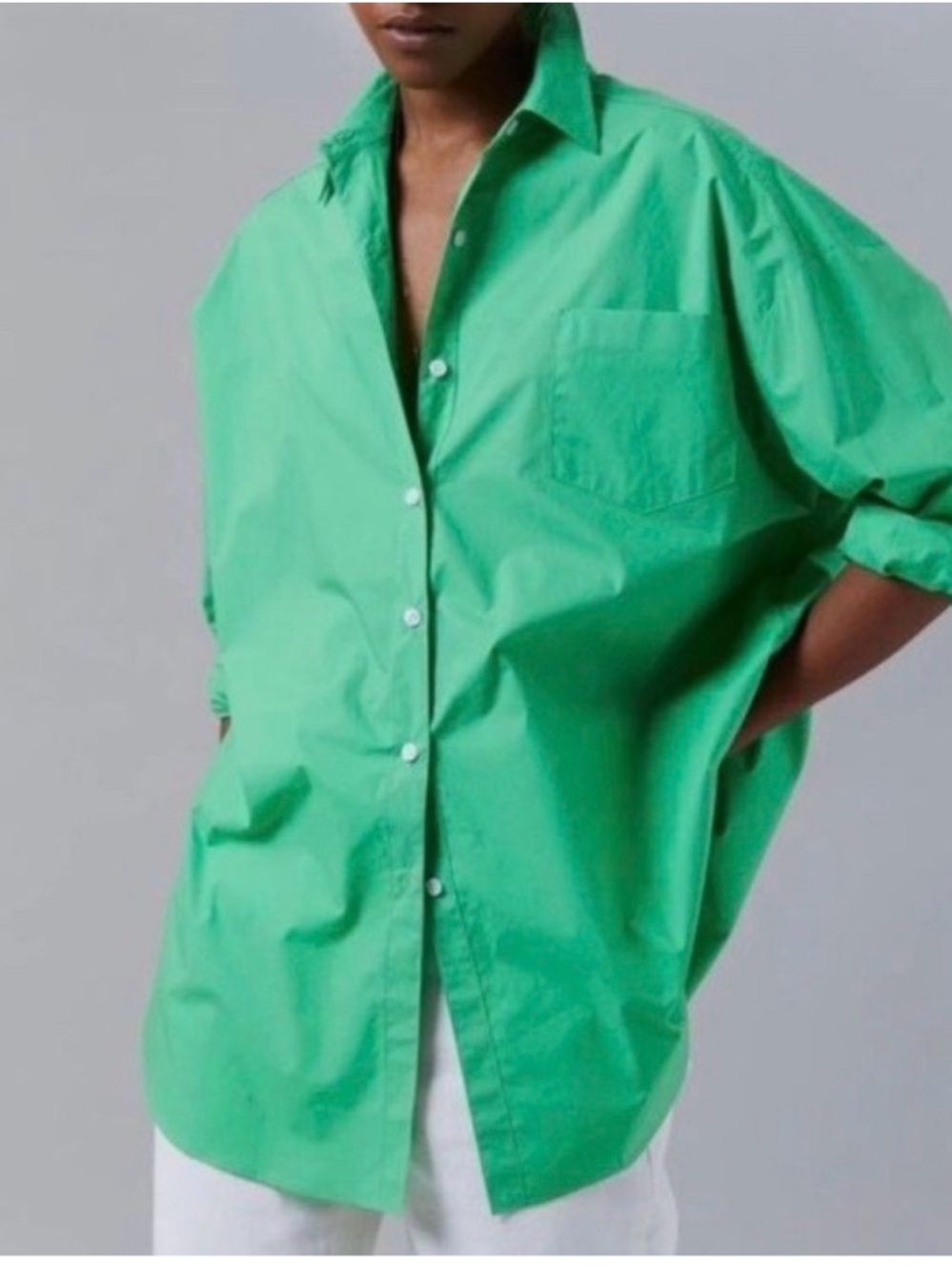 The Frankie Shop Green Shirt M/L